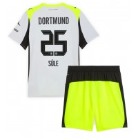 Borussia Dortmund Niklas Sule #25 Vonkajší Detský futbalový dres 2025-26 Krátky Rukáv (+ trenírky)